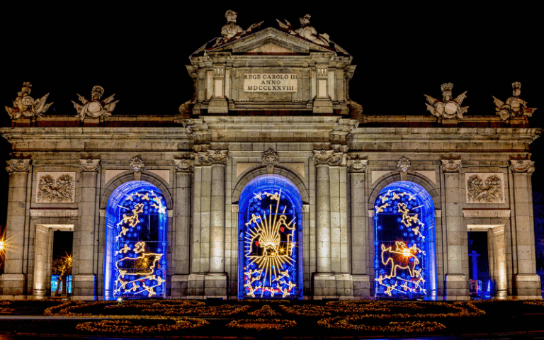 Christmas lights Spain