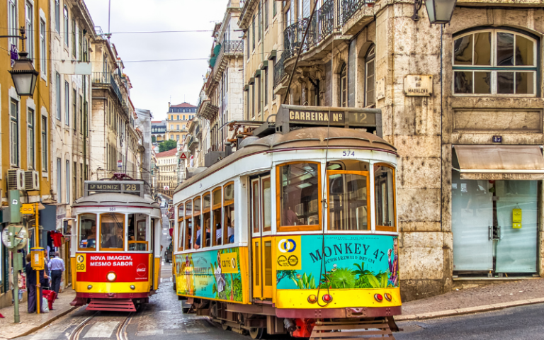 Lisbon iconic tram